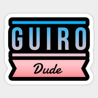 Guiro Dude Sticker